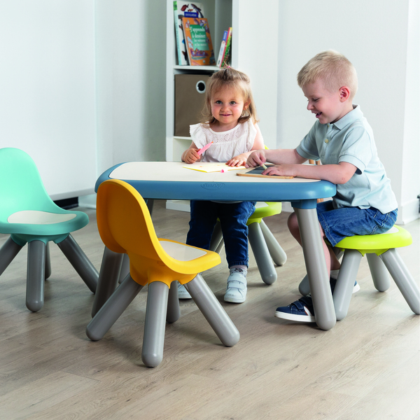 Kid table en plastique pour enfant  bleu