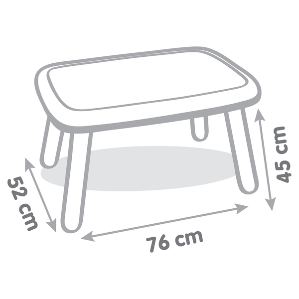 Kid table en plastique pour enfant  bleu