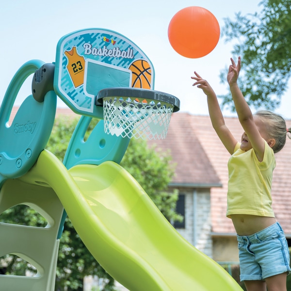 Panier de basket pour toboggan en plastique Smoby