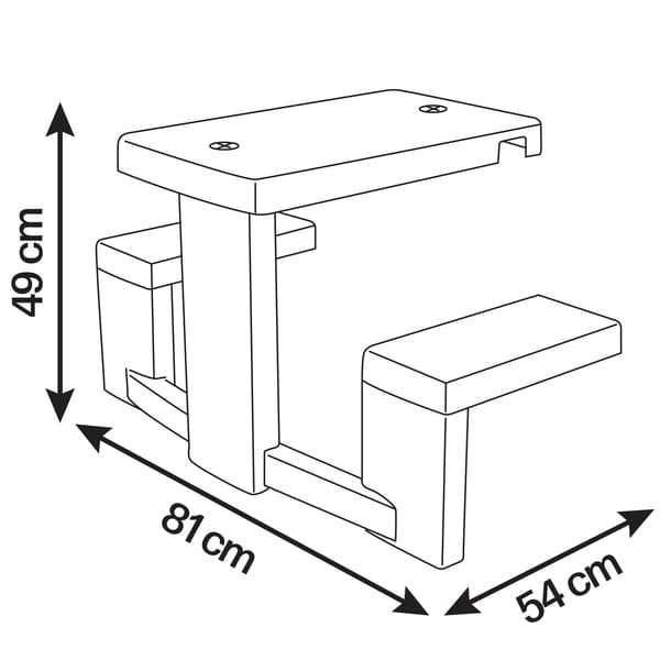 Table de pique-nique en plastique pour maison Smoby