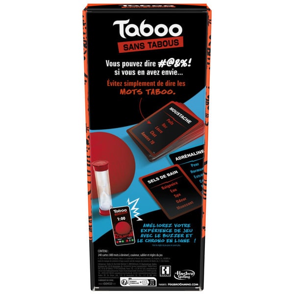 Taboo sans tabous