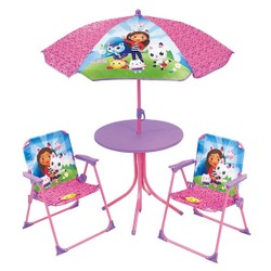 Table chaises et parasol Gabby et la Maison magique