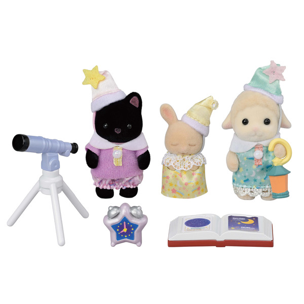 Sylvanian Families - 5750 - Le trio bébés pyjama party