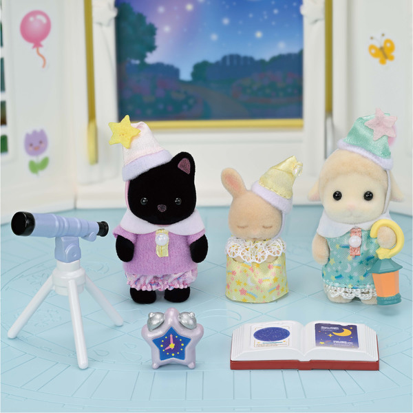 Sylvanian Families - 5750 - Le trio bébés pyjama party