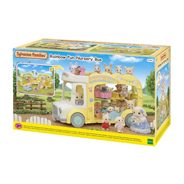 Sylvanian Families - 5744 - Bus et sa cour de récréation