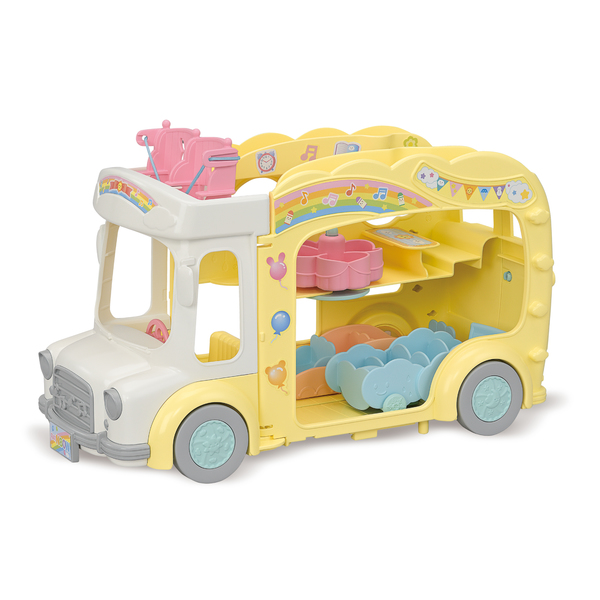 Sylvanian Families - 5744 - Bus et sa cour de récréation