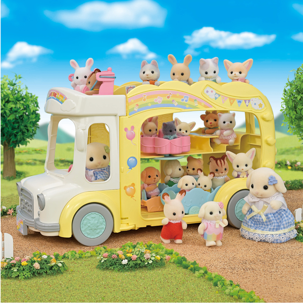 Sylvanian Families - 5744 - Bus et sa cour de récréation