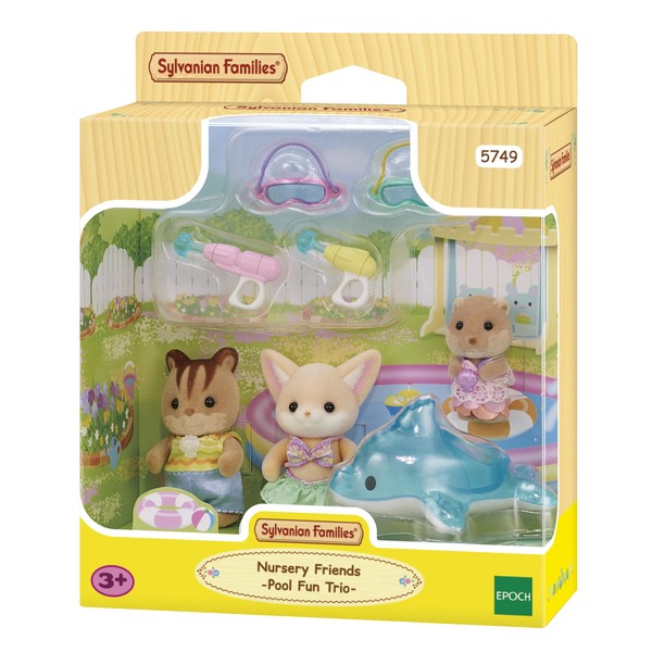 Sylvanian Families - 5749 - Le trio bébés à la piscine