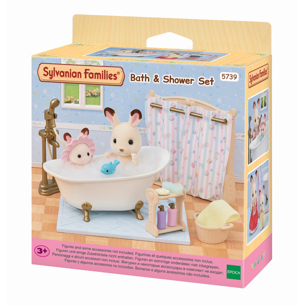 Sylvanian Families - 5739 - Le set baignoire et douche 