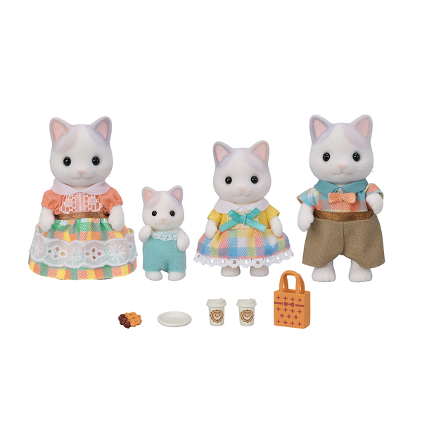 Sylvanian Families - 5738 - La famille Chat Latté