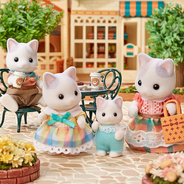 Sylvanian Families - 5738 - La famille Chat Latté