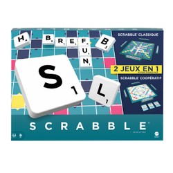 Scrabble 2 en 1 avec plateau réversible