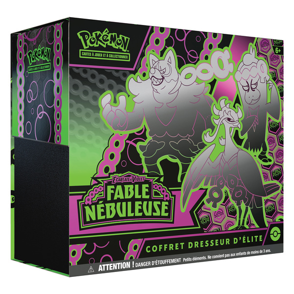 Coffret Pokémon Dresseur D'Elite - Fable Nébuleuse - Écarlate et Violet 6.5