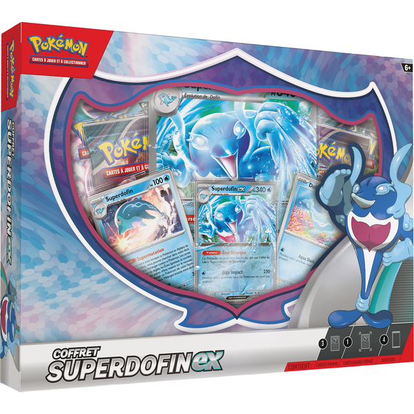 Coffret Pokémon Superdofin-ex 4 boosters