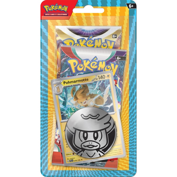 Pack 2 boosters Pokémon et Pohmarmotte