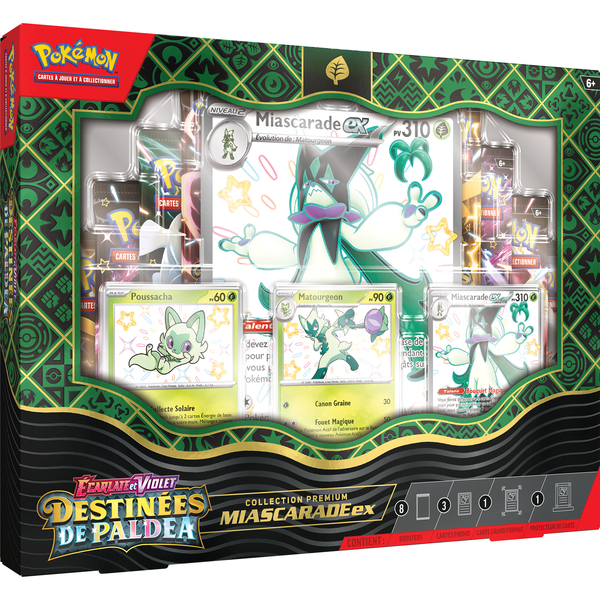 Coffret Premium Pokémon - Destinées de Paldea - Écarlate et Violet 4.5