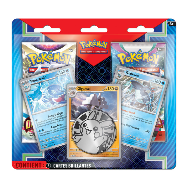 Pack Boosters Pokémon Superdofin, Glaivodo et Gigansel