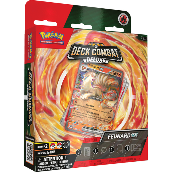 Decks de Combat Deluxe Pokémon Feunard-ex ou Electhor-ex