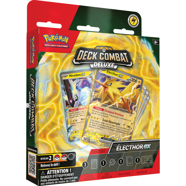 Decks de Combat Deluxe Pokémon Feunard-ex ou Electhor-ex