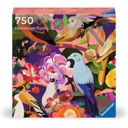 Puzzle carré 750 pièces oiseaux