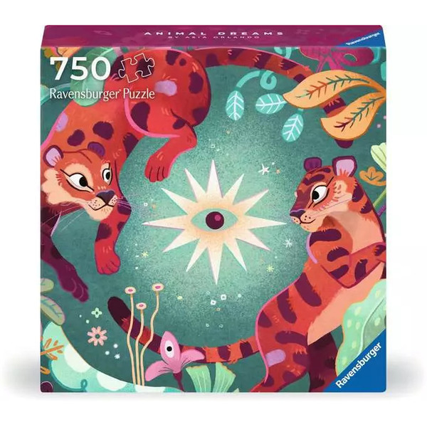 Puzzle carré 750 pièces rêves d animaux