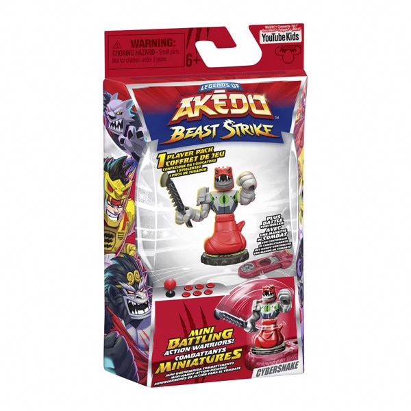 Akedo pack 1 figurine bête féroce et contrôleur de combat