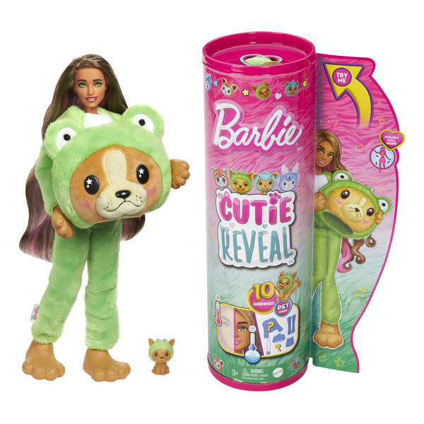 Poupée Barbie Cutie Reveal Chiot Grenouille