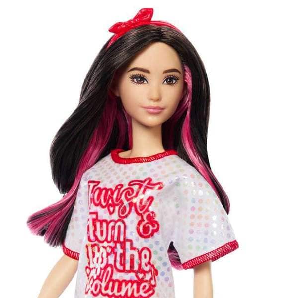 Poupée Barbie Fashionista Robe T-Shirt - 65 ans