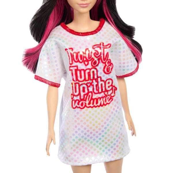 Poupée Barbie Fashionista Robe T-Shirt - 65 ans