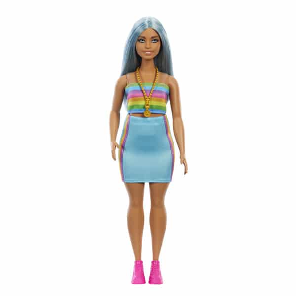 Poupée Barbie Fashionista Arc-En-Ciel - 65 ans 