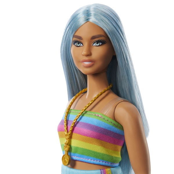 Poupée Barbie Fashionista Arc-En-Ciel - 65 ans 