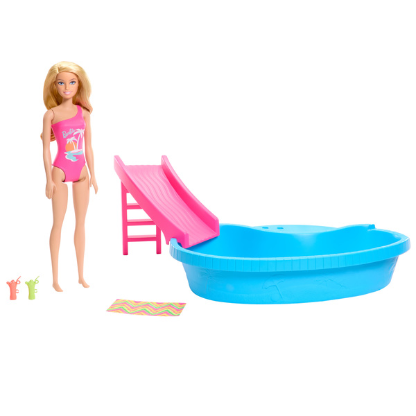 Coffret poupée Barbie et sa piscine