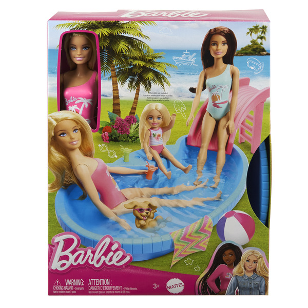 Coffret poupée Barbie et sa piscine