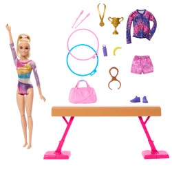 Coffret Poupée Barbie Gymnaste