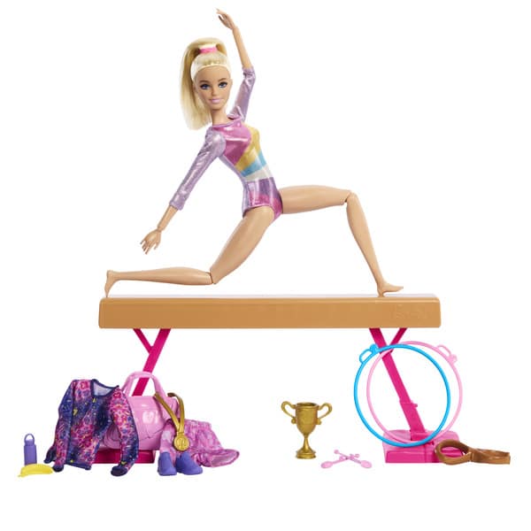 Coffret Poupée Barbie Gymnaste