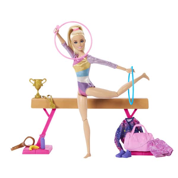 Coffret Poupée Barbie Gymnaste