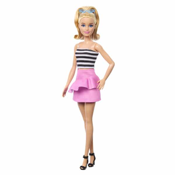 Poupée Barbie Fashionista Top Rayé - 65 ans Barbie