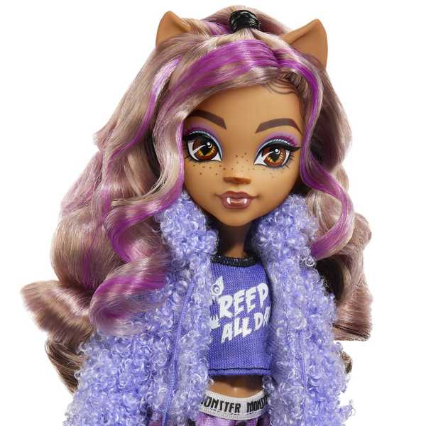 Coffret Poupée Soirée Pyjama Clawdeen Wolf - Monster High