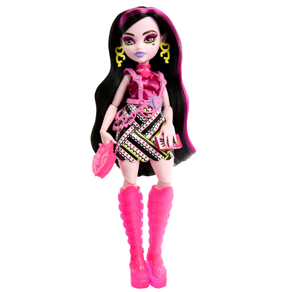 Poupée Draculaura et son Casier Secret - Neon Frights - Monster High