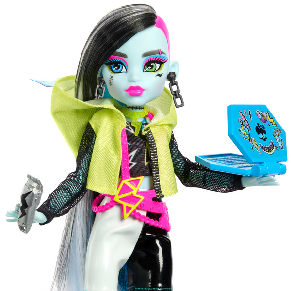 Poupée Frankie Stein et son casier secret - Neon frights - Monster High