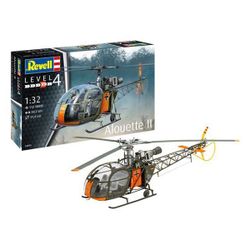 Maquette hélicoptère Alouette II 1/32