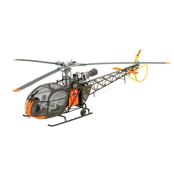 Maquette hélicoptère Alouette II 1/32