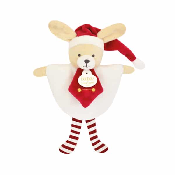 Doudou plat Lutin de Noël (modèle aléatoire)