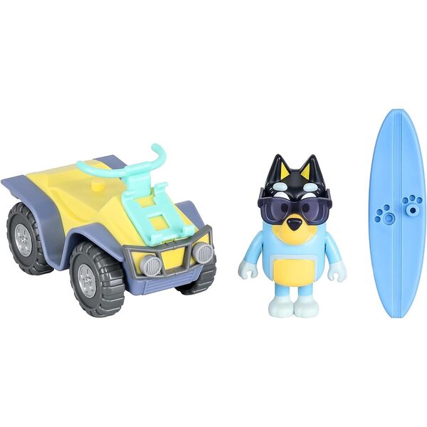 Le quad de plage de Bluey et figurine Bandit