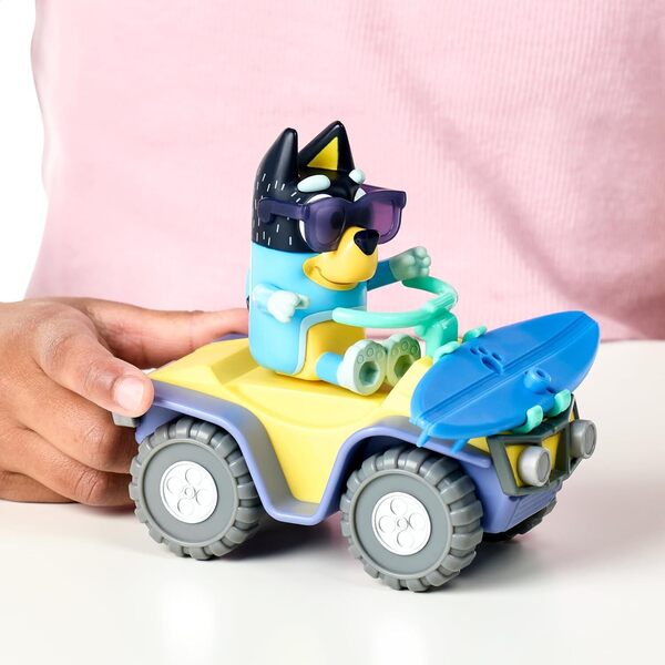 Le quad de plage de Bluey et figurine Bandit