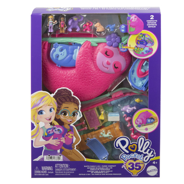 Sac Surprise 2 en 1 de la Famille Paresseux - Polly Pocket