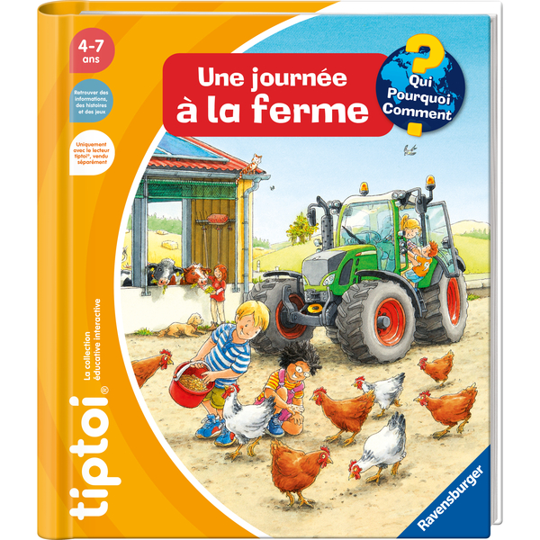 Tiptoi® Mon livre interactif - Une journée à la ferme