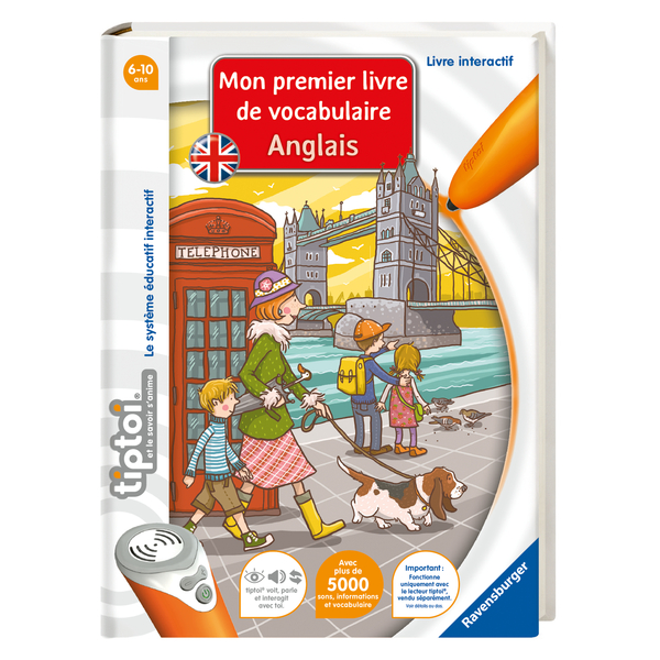 Tiptoi® Mon livre interactif - Mon premier livre de vocabulaire anglais