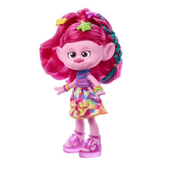 Poupée Poppy Cheveux à paillettes - Trolls 3