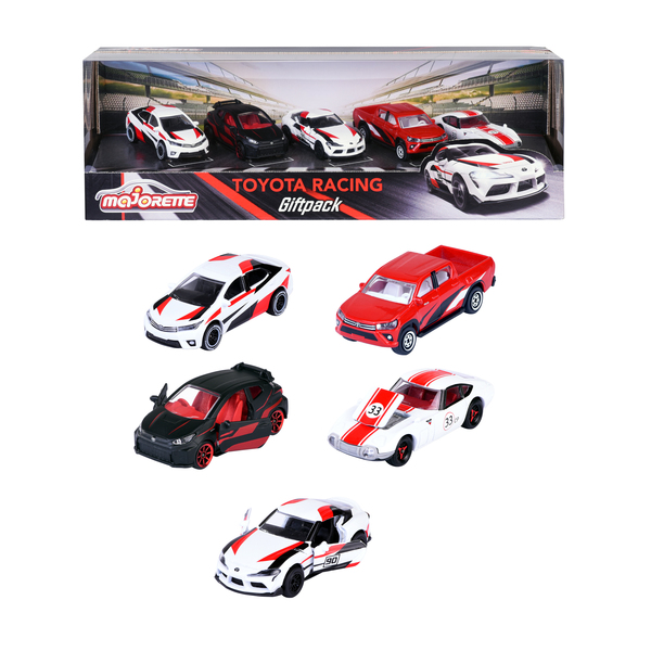 Coffret de 5 voitures Toyota Racing - Majorette